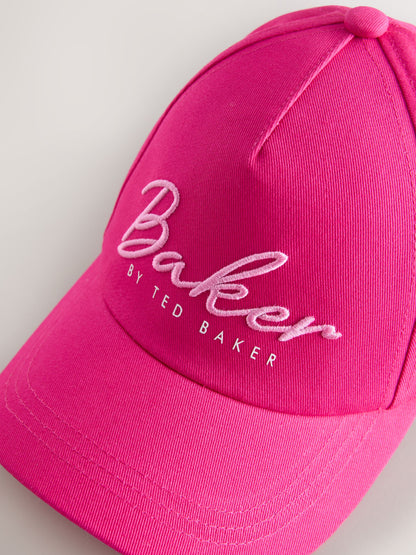 Baker by Ted Baker Logo Baseall Floral White Cap - image 5