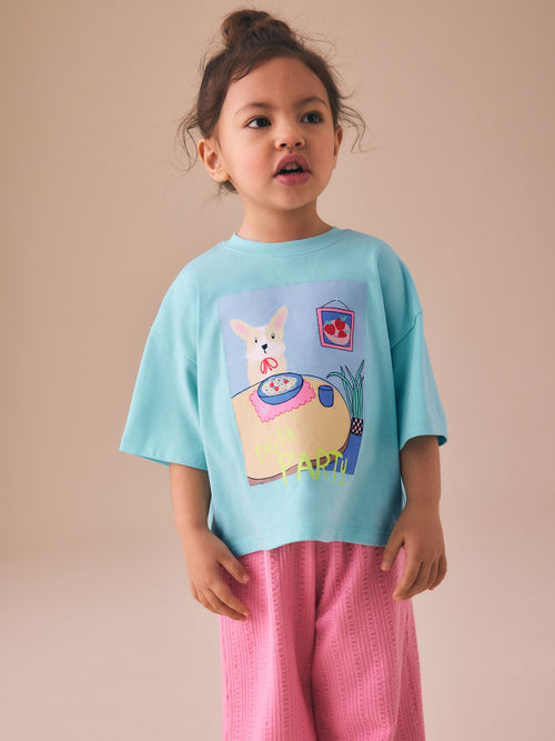 Blue Dog Short Sleeve T-Shirt (3mths-7yrs) image 1