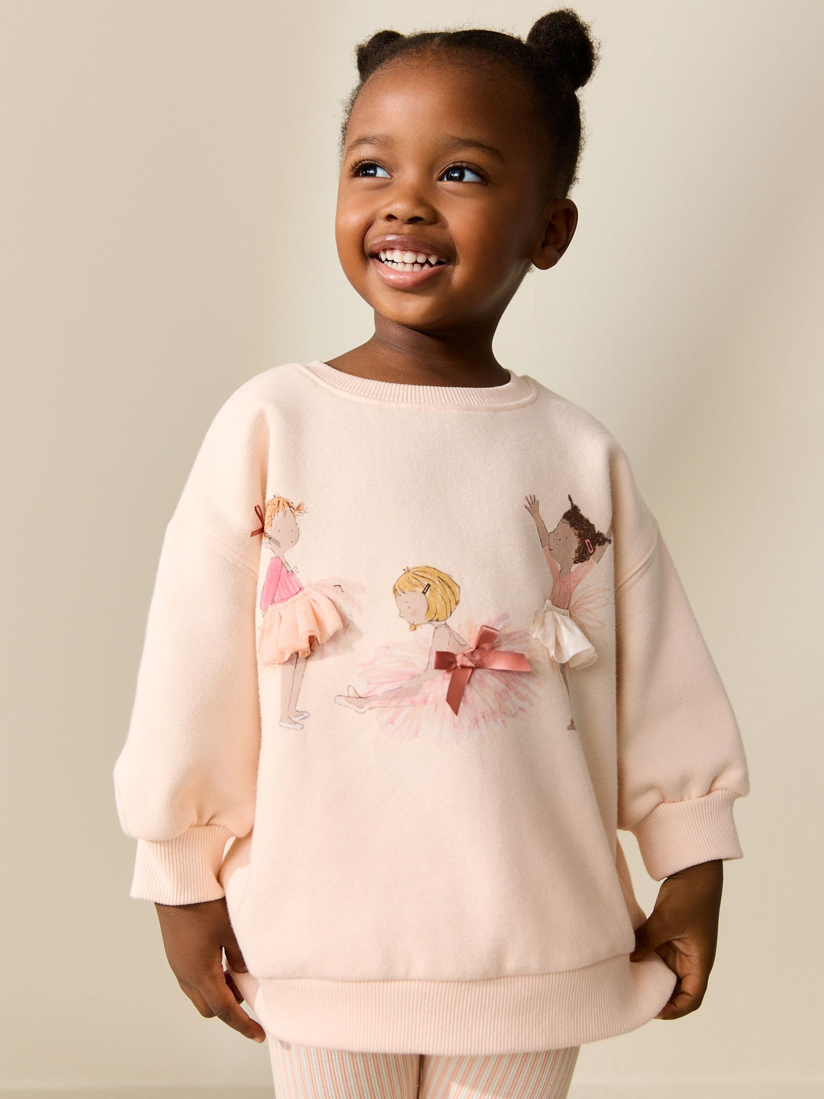 Dsiney Kidz - Pink Ballerinas Sweatshirt and Legging Set (3mths-7yrs) image 3