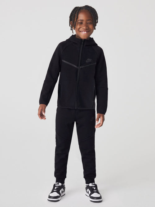 Dsiney Kidz - Nike Black Tech Fleece Tracksuit Set image 1
