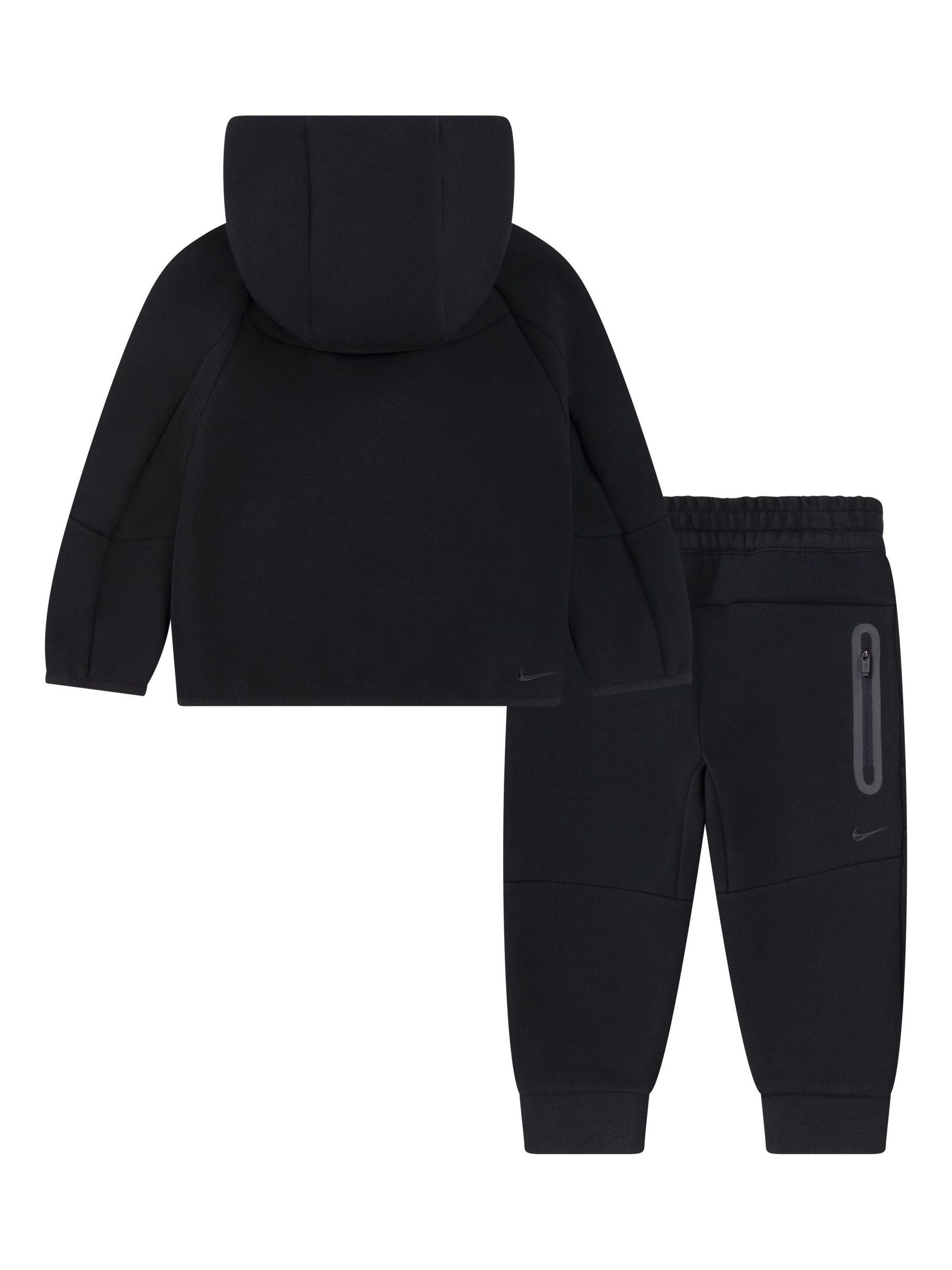Nike Black Tech Fleece Tracksuit Set image 2