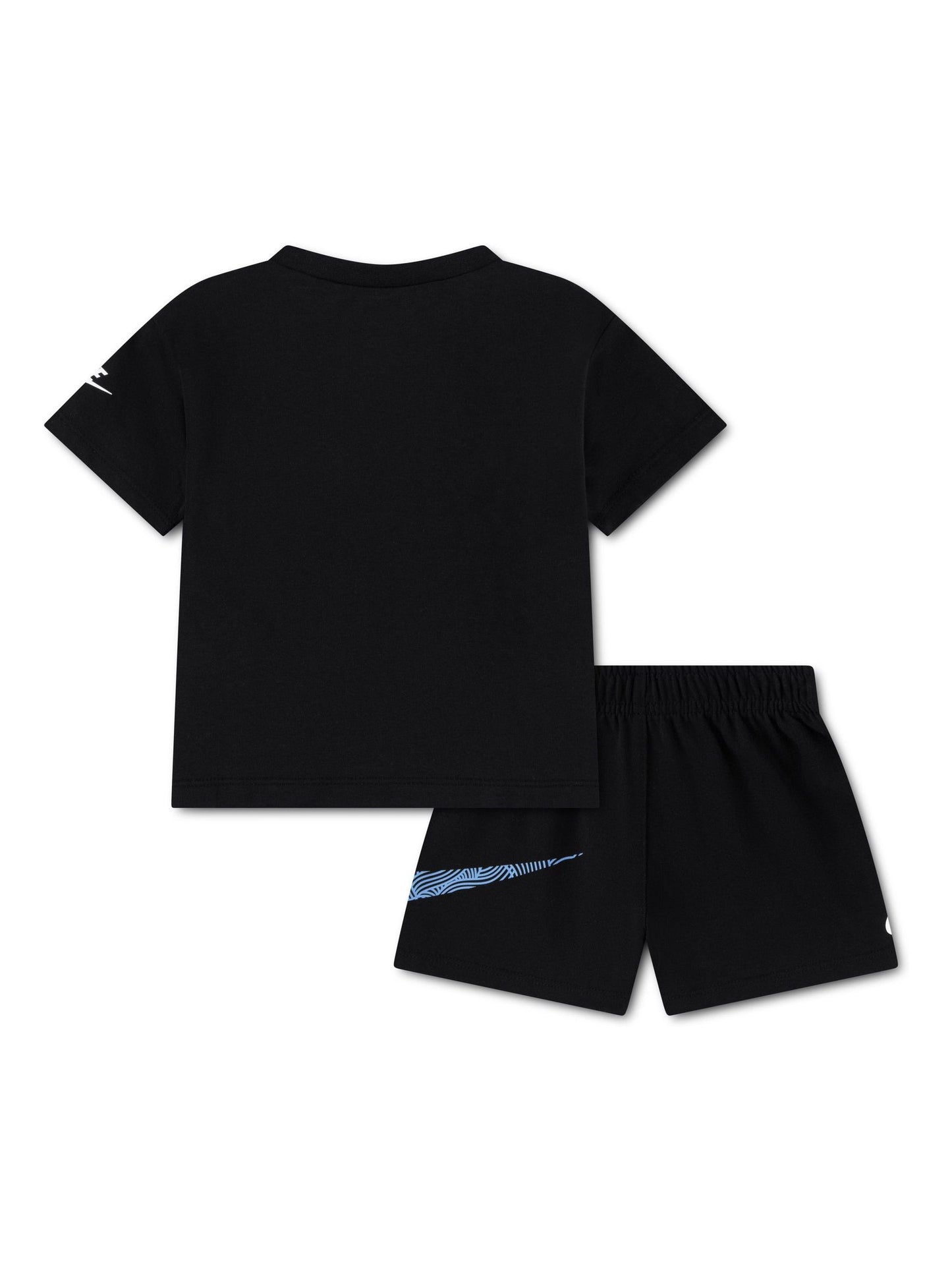 Nike Black Infant Relaxed Jersey Tshirt and Shorts Set image 2