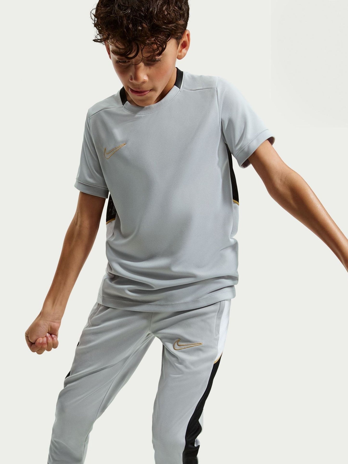 Dsiney Kidz - Nike Black/Grey Academy 25 DriFIT Football T Shirt image 5