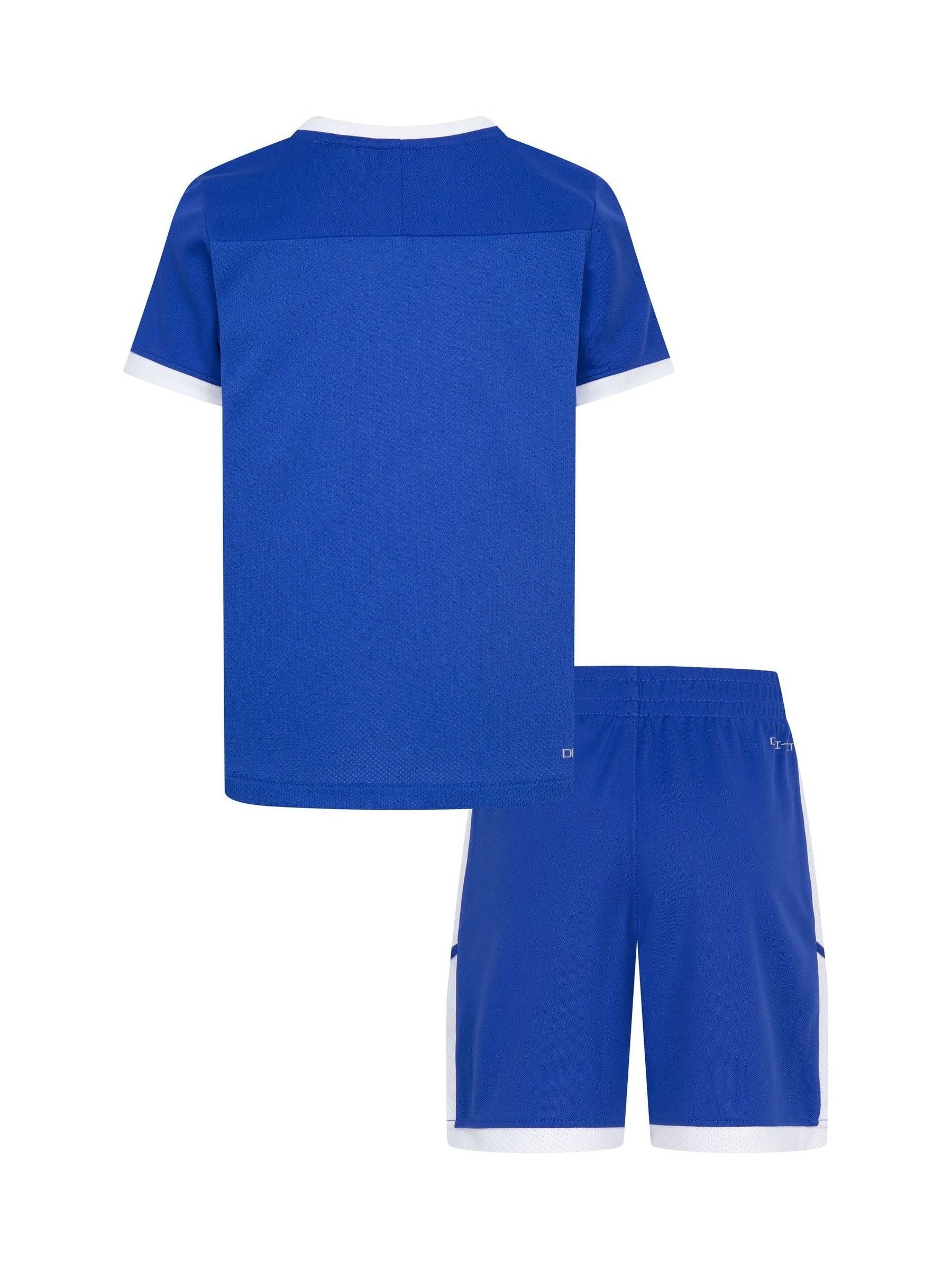 Nike Royal Blue Dri-FIT Academy T-Shirt and Shorts Set image 2