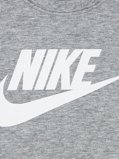 Nike Grey/Navy Club Hbr T-Shirt And Shorts Set image 3