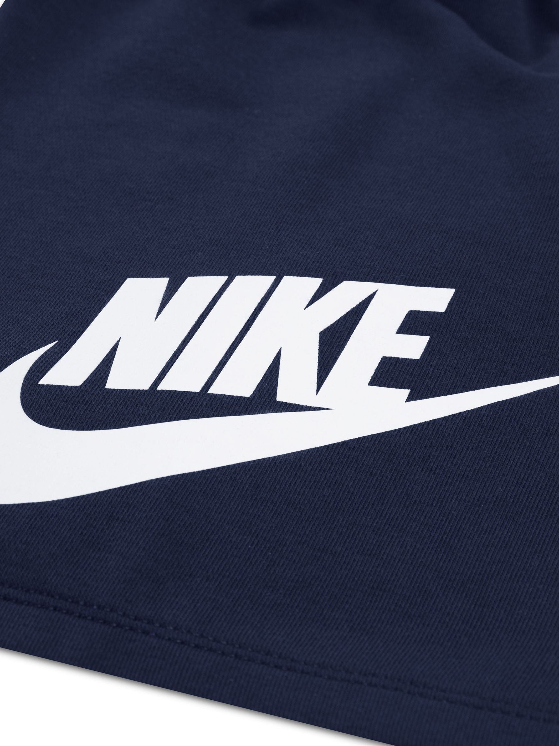Nike Grey/Navy Club Hbr T-Shirt And Shorts Set image 5