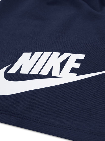 Nike Grey/Navy Club Hbr T-Shirt And Shorts Set image 5