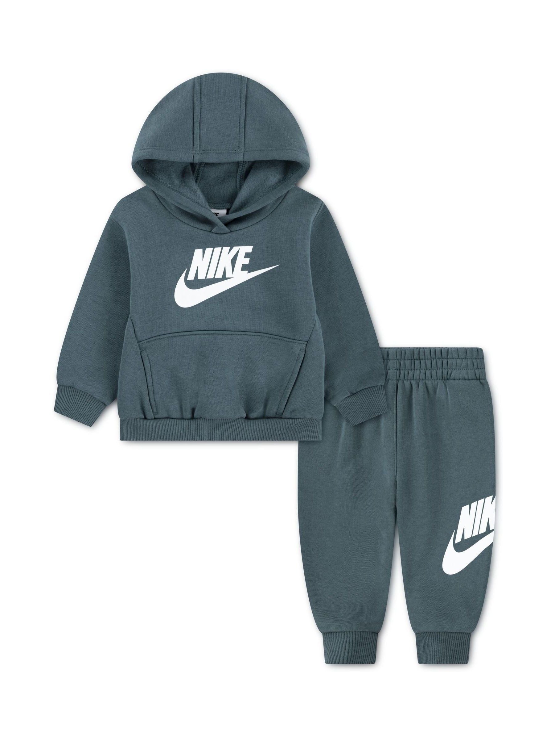 Nike Mineral Green Infant HBR Club Tracksuit Set image 1