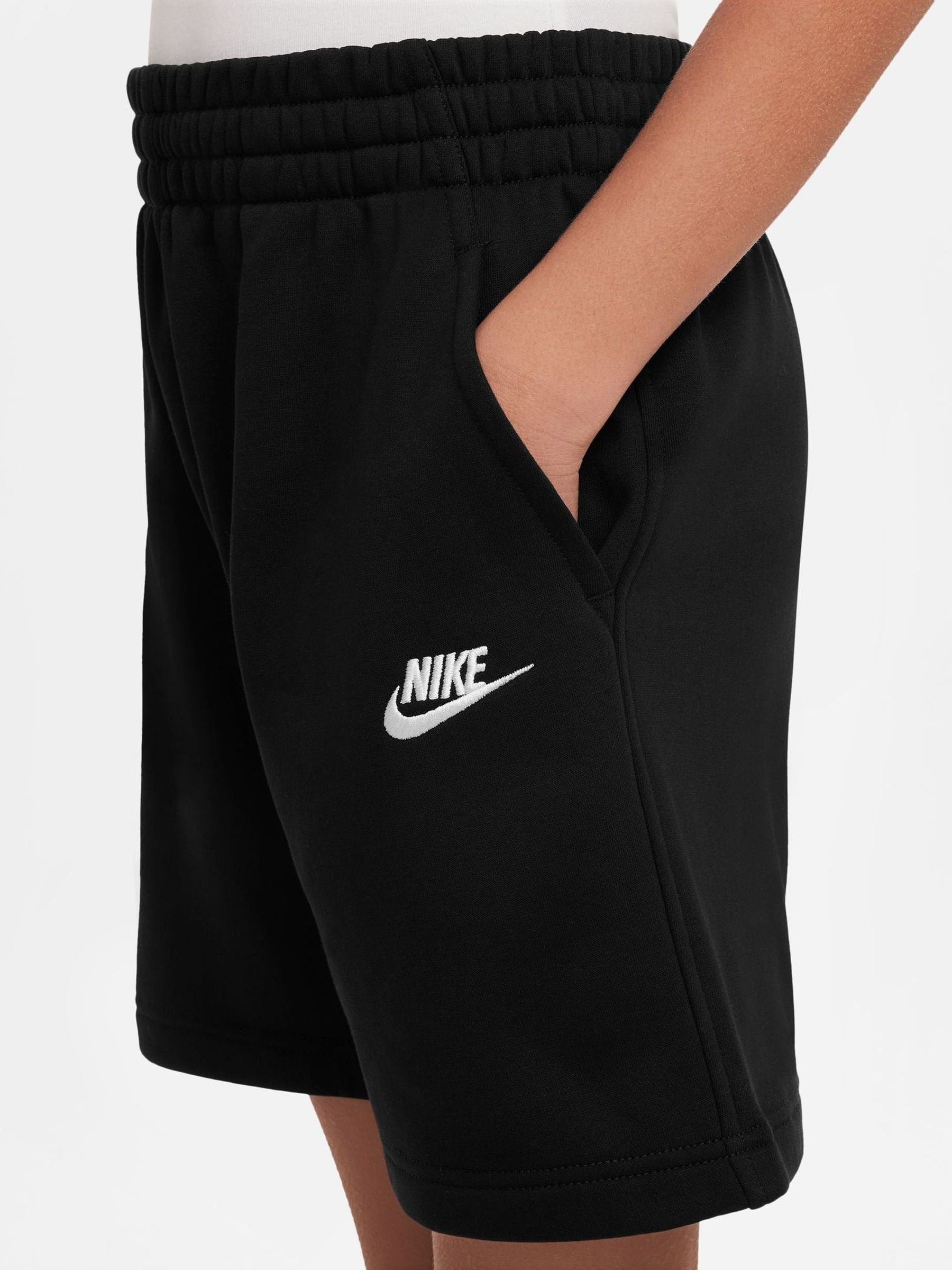 Dsiney Kidz - Nike Black Club Fleece French Terry Shorts image 3