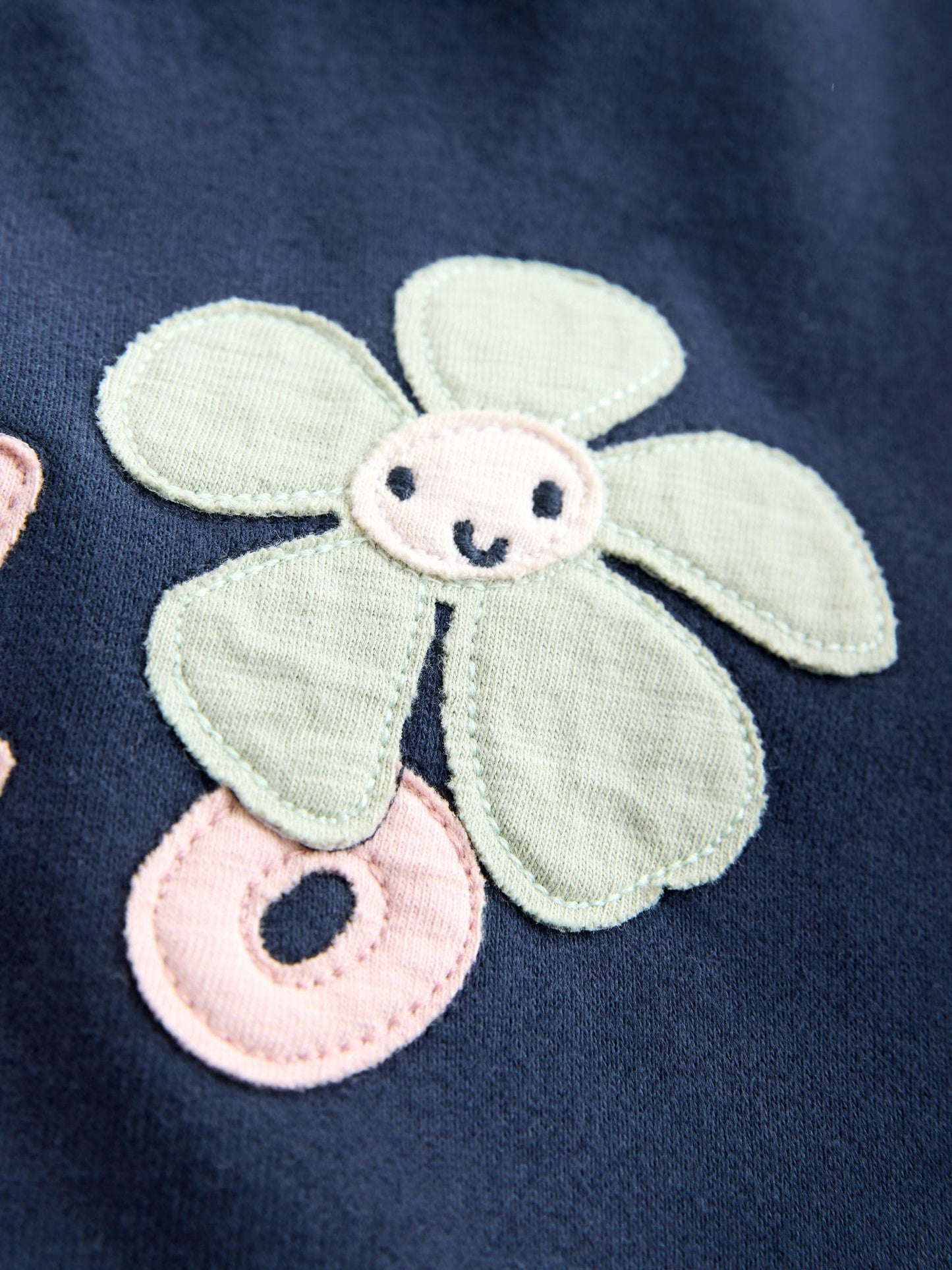 Navy Blue Flower Sweatshirt and Leggings Set (3mths-7yrs) image 7