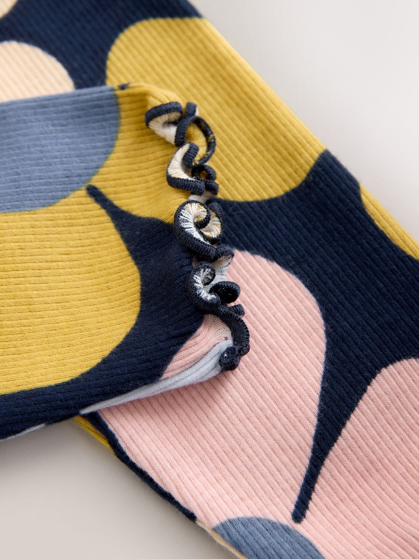 Navy Blue Flower Sweatshirt and Leggings Set (3mths-7yrs) image 9