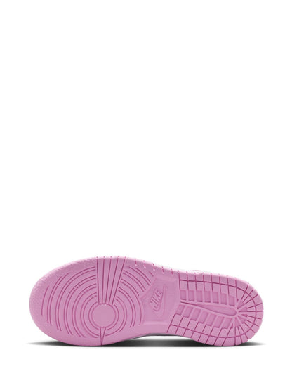 Nike White/Pink Junior Dunk Low Trainers image 5