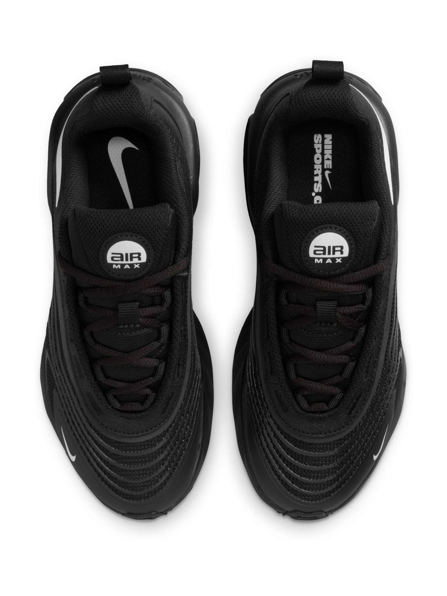 Nike Black/White Youth Air Max Fire Trainers image 7