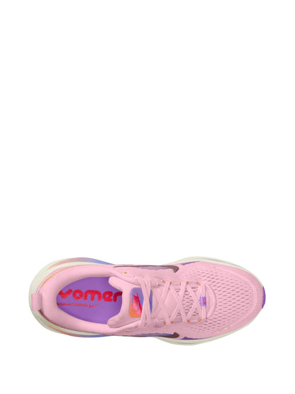 Nike Pink Orange Youth Vomero 18 Road Running Trainers image 6
