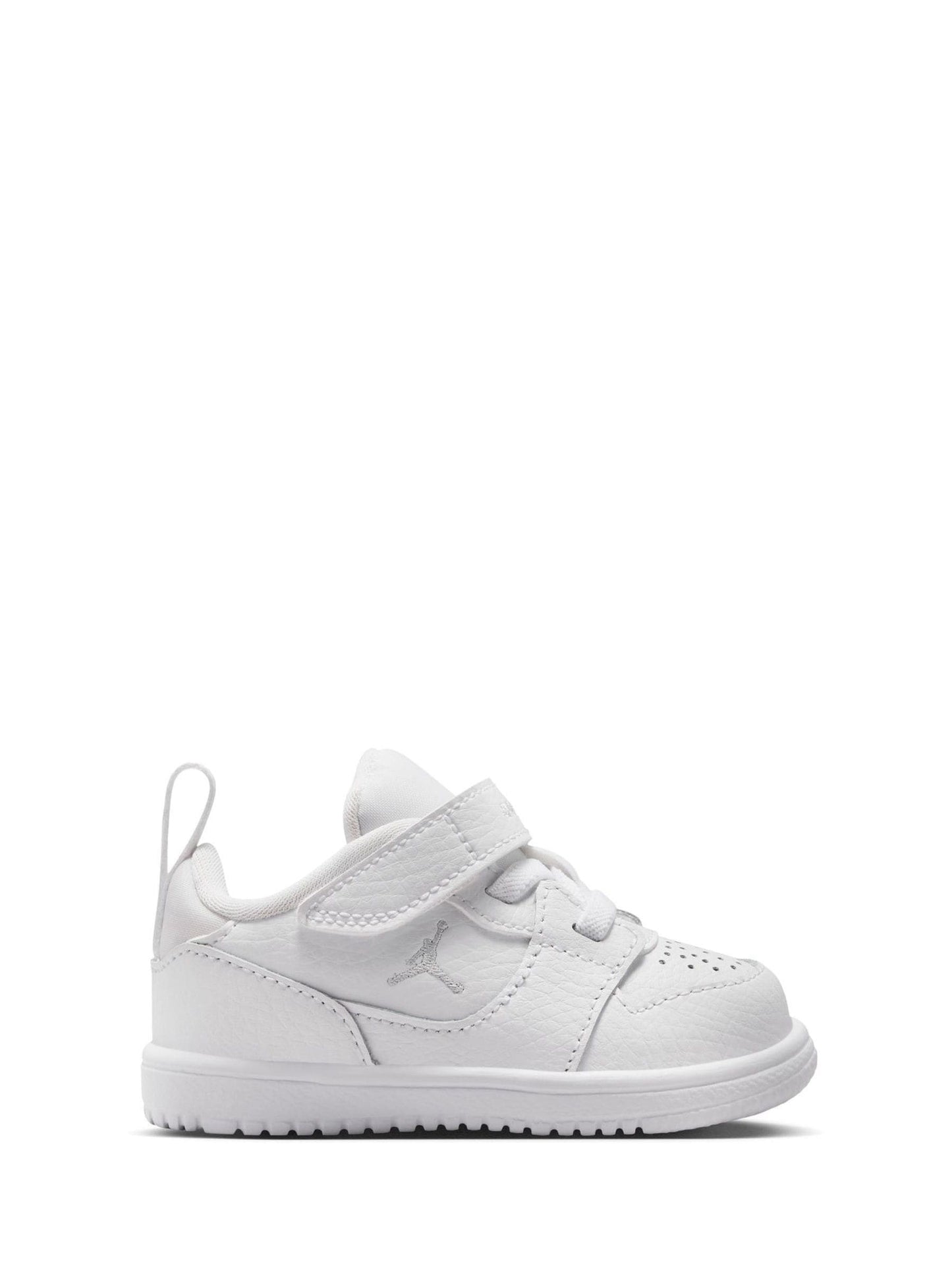 Jordan White Infant Court Connect Low Trainers image 1