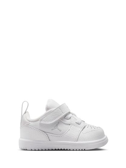 Jordan White Infant Court Connect Low Trainers image 1