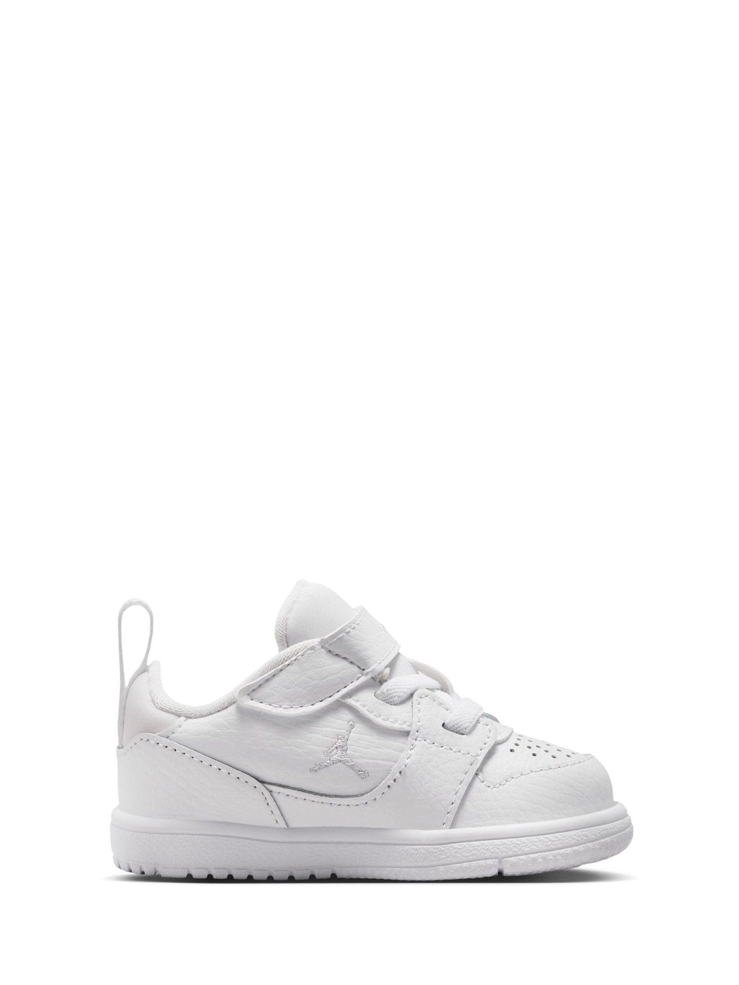 Jordan White Infant Court Connect Low Trainers image 2