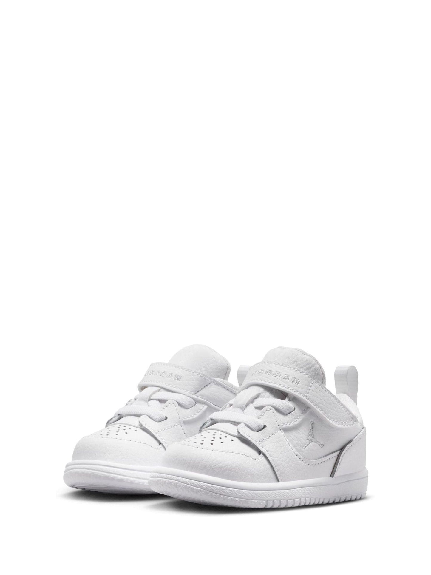 Jordan White Infant Court Connect Low Trainers image 3