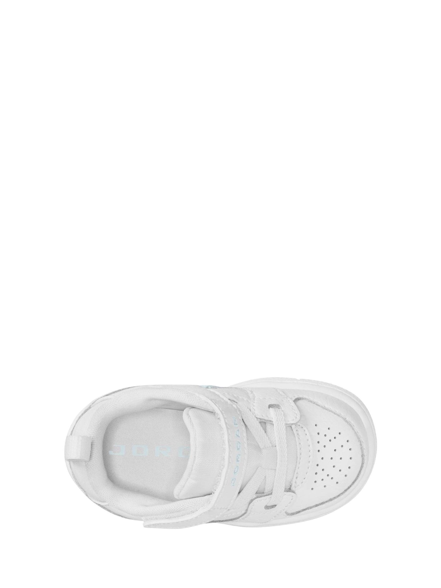 Jordan White Infant Court Connect Low Trainers image 6