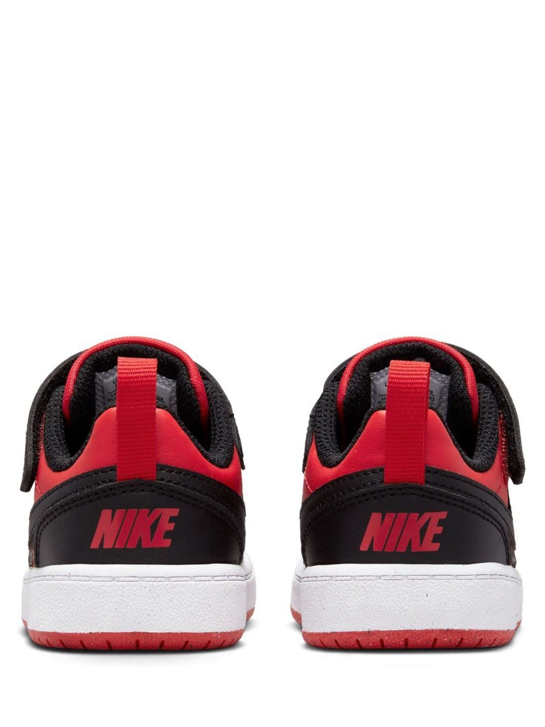 Nike Red/Black Infant Court Borough Low Recraft Trainers image 6