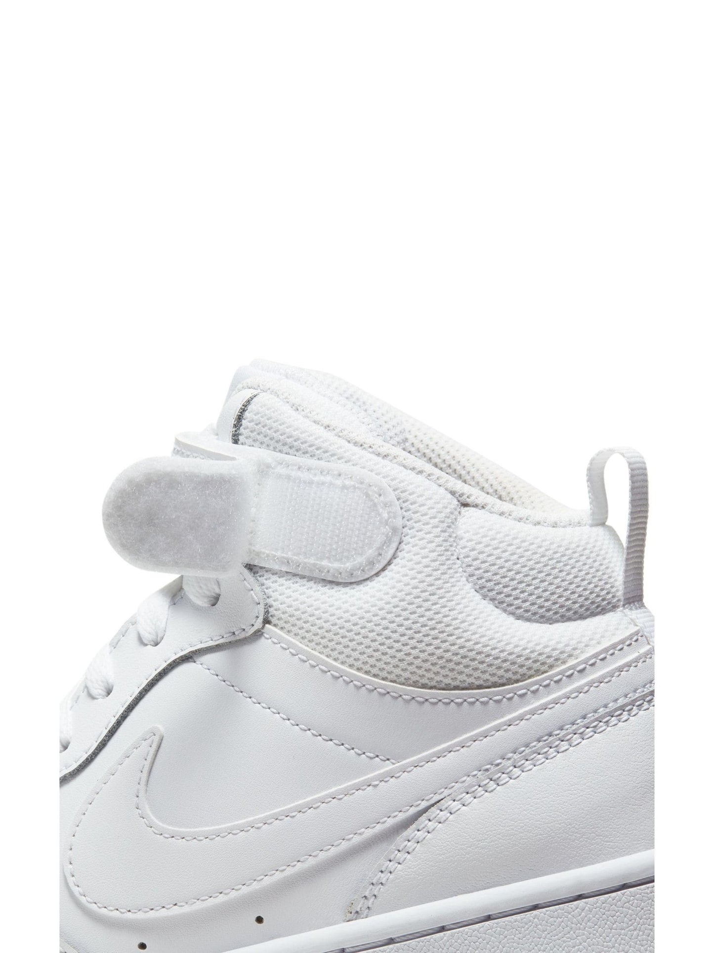 Nike White Youth Court Borough Mid Trainers image 6
