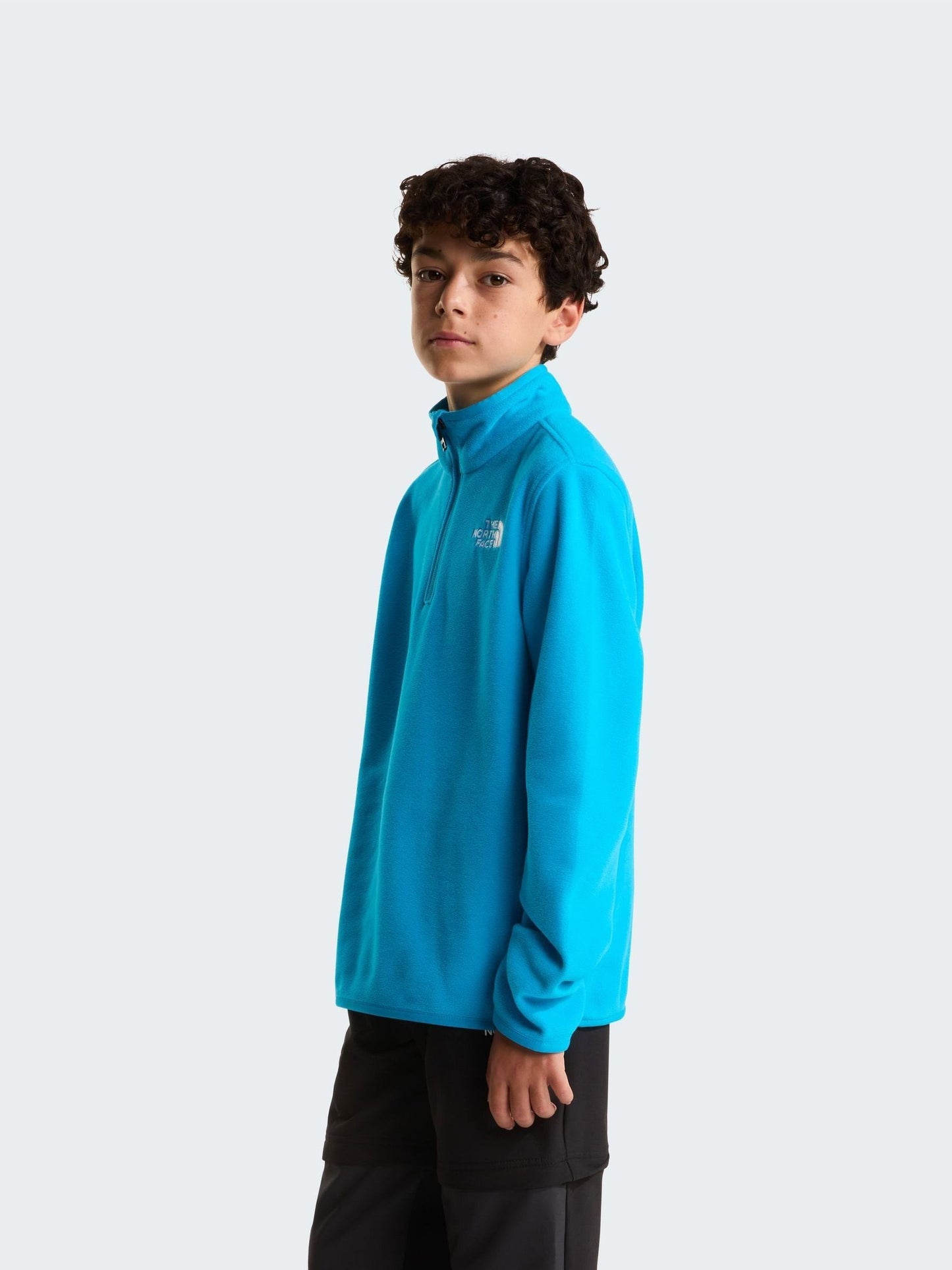 Dsiney Kidz - The North Face Light Blue Teen Glacier 1/4 Zip Fleece image 1