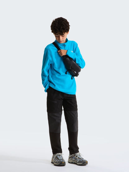 Dsiney Kidz - The North Face Light Blue Teen Glacier 1/4 Zip Fleece image 3