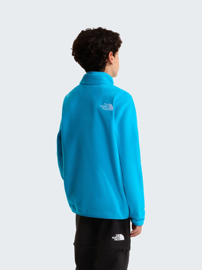 Dsiney Kidz - The North Face Light Blue Teen Glacier 1/4 Zip Fleece image 4