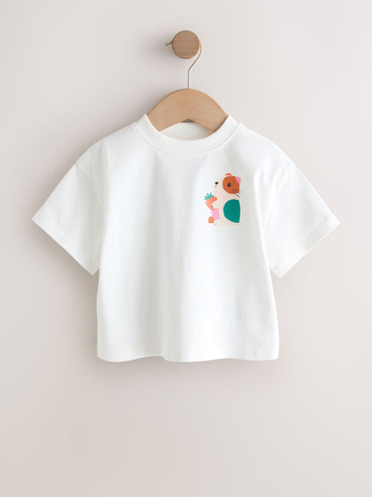 Blue/Green T-Shirts 4 Pack (3mths-7yrs) image 3