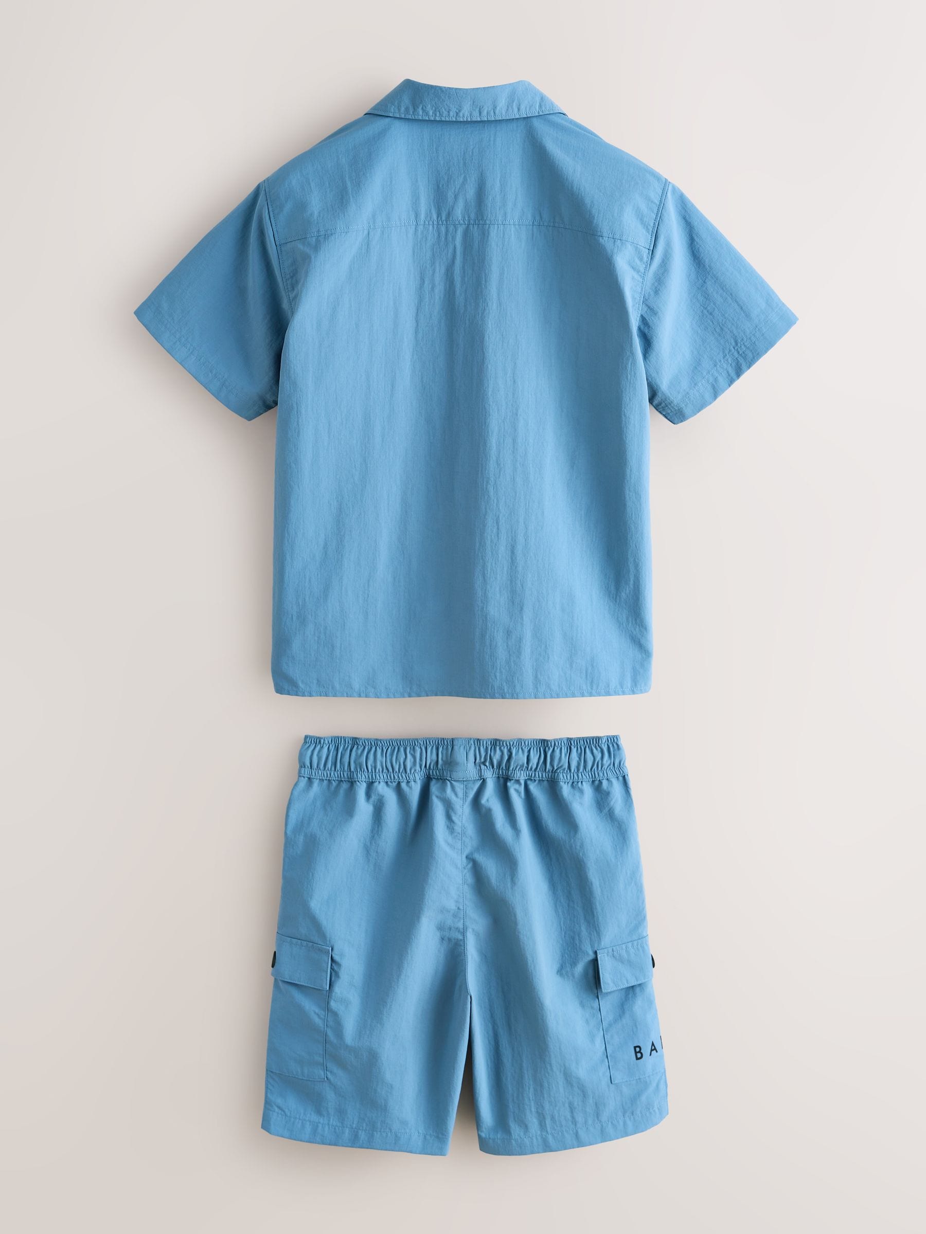 Dsiney Kidz - Baker by Ted Baker Blue Shirt, T-Shirt and Shorts Set image 10