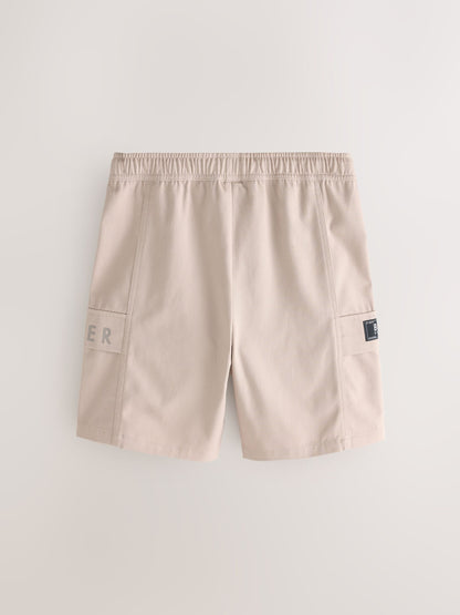 Dsiney Kidz - Baker by Ted Baker Stone Woven Cargo Shorts image 7