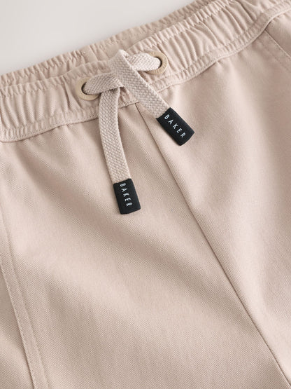 Dsiney Kidz - Baker by Ted Baker Stone Woven Cargo Shorts image 8