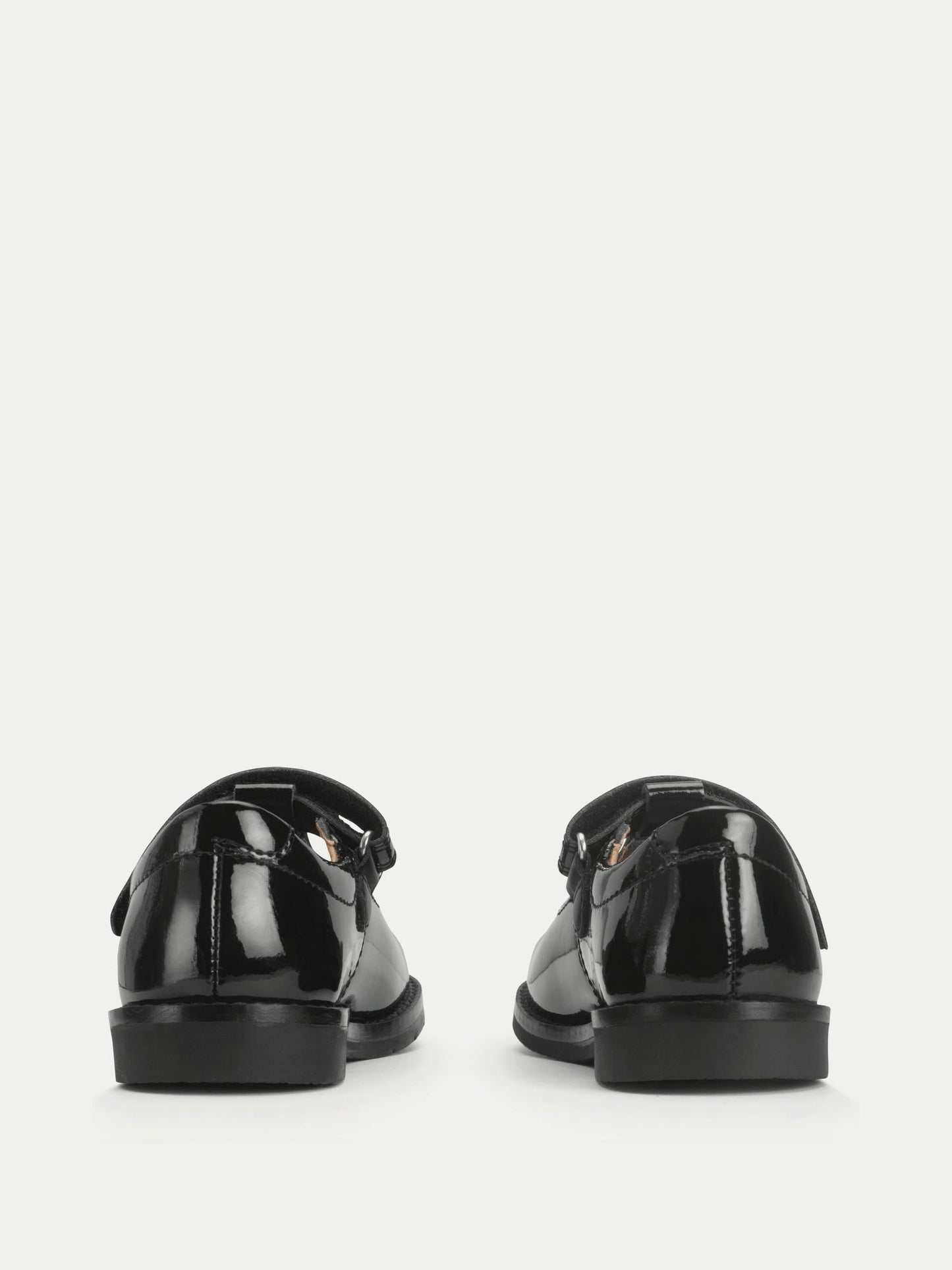 Start-Rite Black Wide Fit Luxe Shiny Patent T-Bar School Shoes image 3