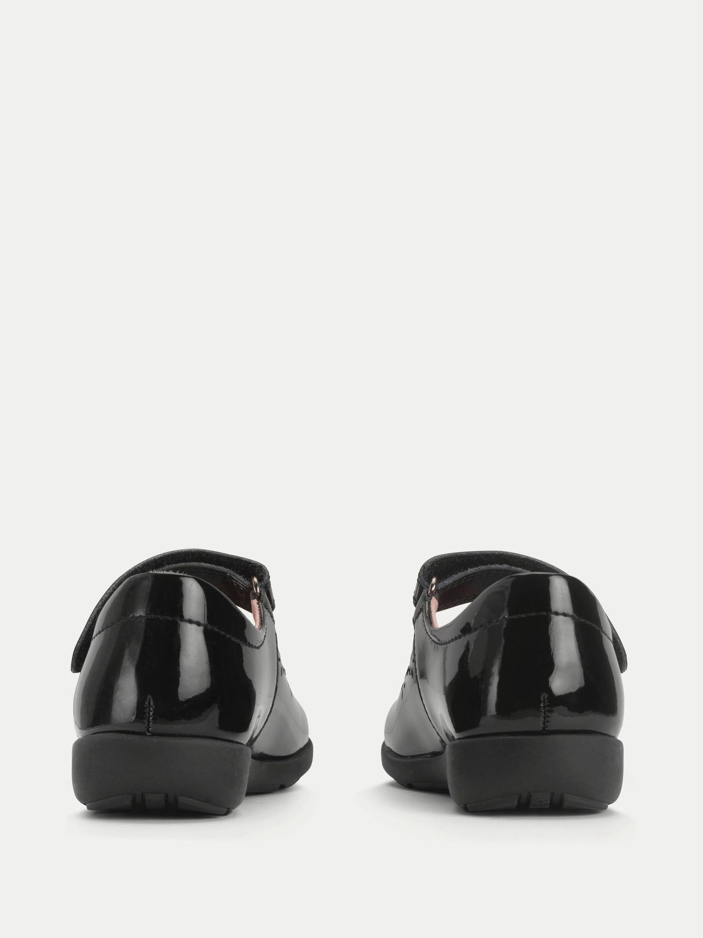 Start Rite Black Standard Fit Emily Shiny Patent Mary Jane Single Rip Tape School Shoes image 3