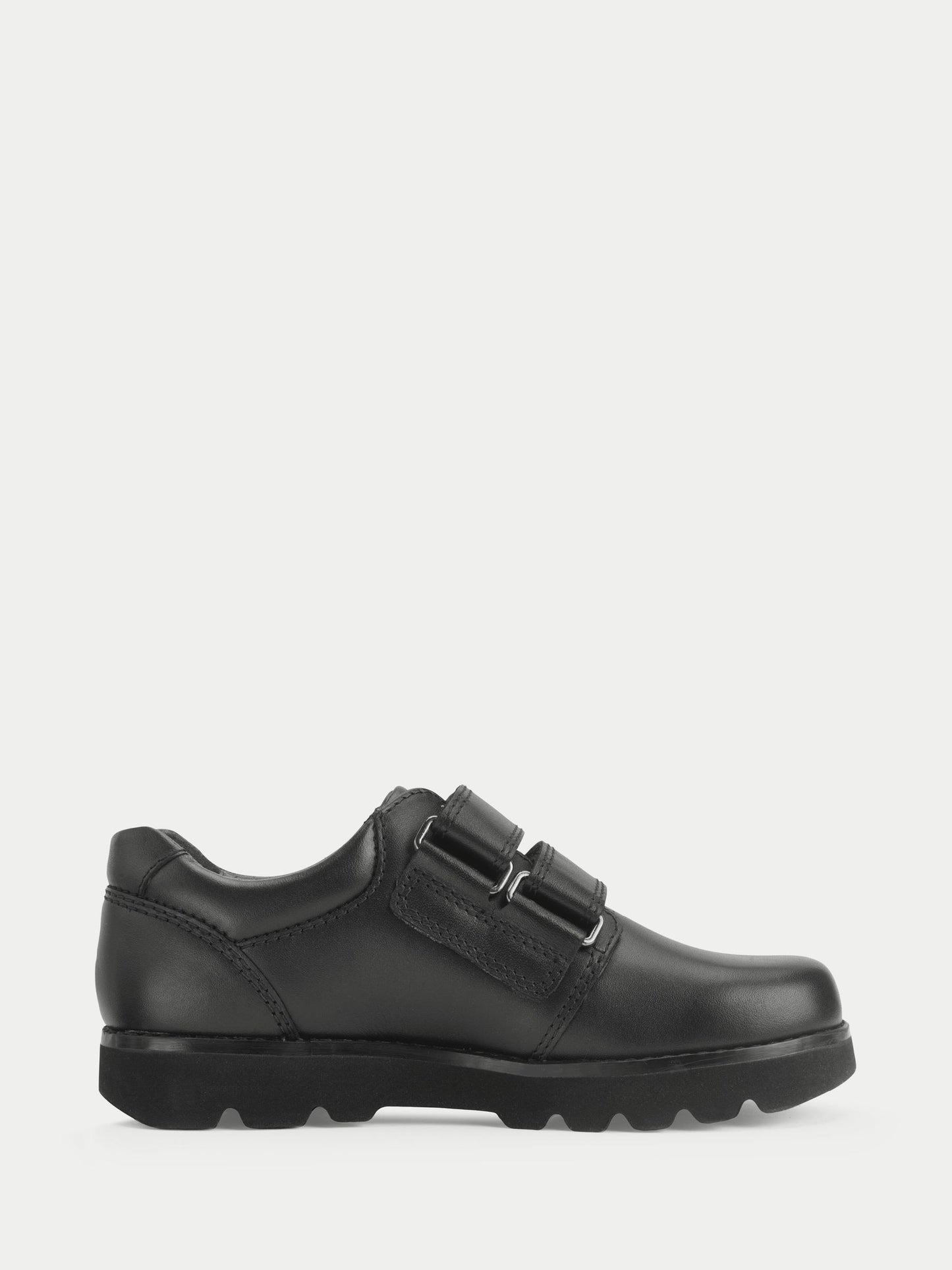 Start-Rite Black Wide Fit Parker Double Rip-Tape Smart School Shoes image 4