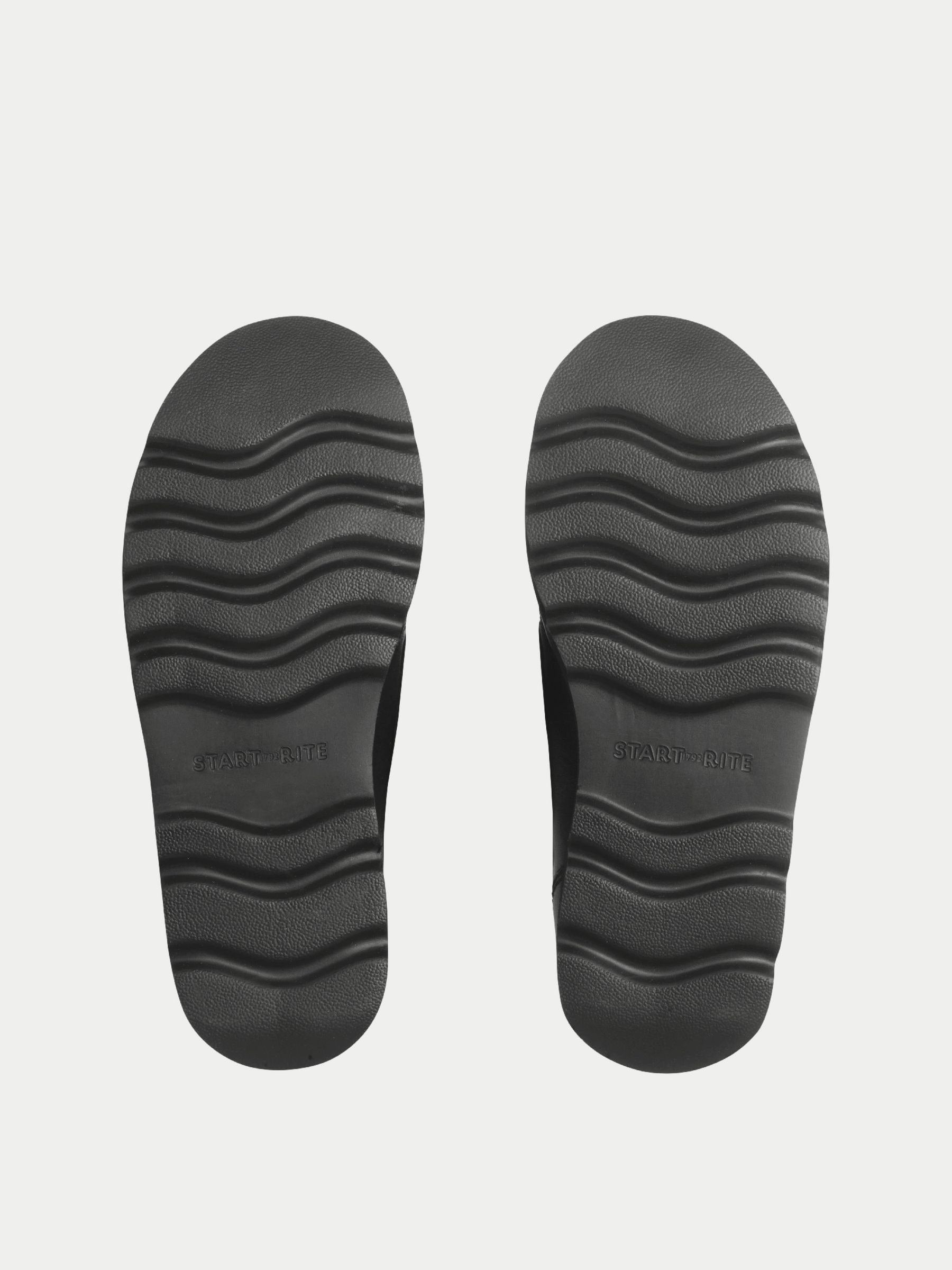 Start-Rite Black Wide Fit Parker Double Rip-Tape Smart School Shoes image 5