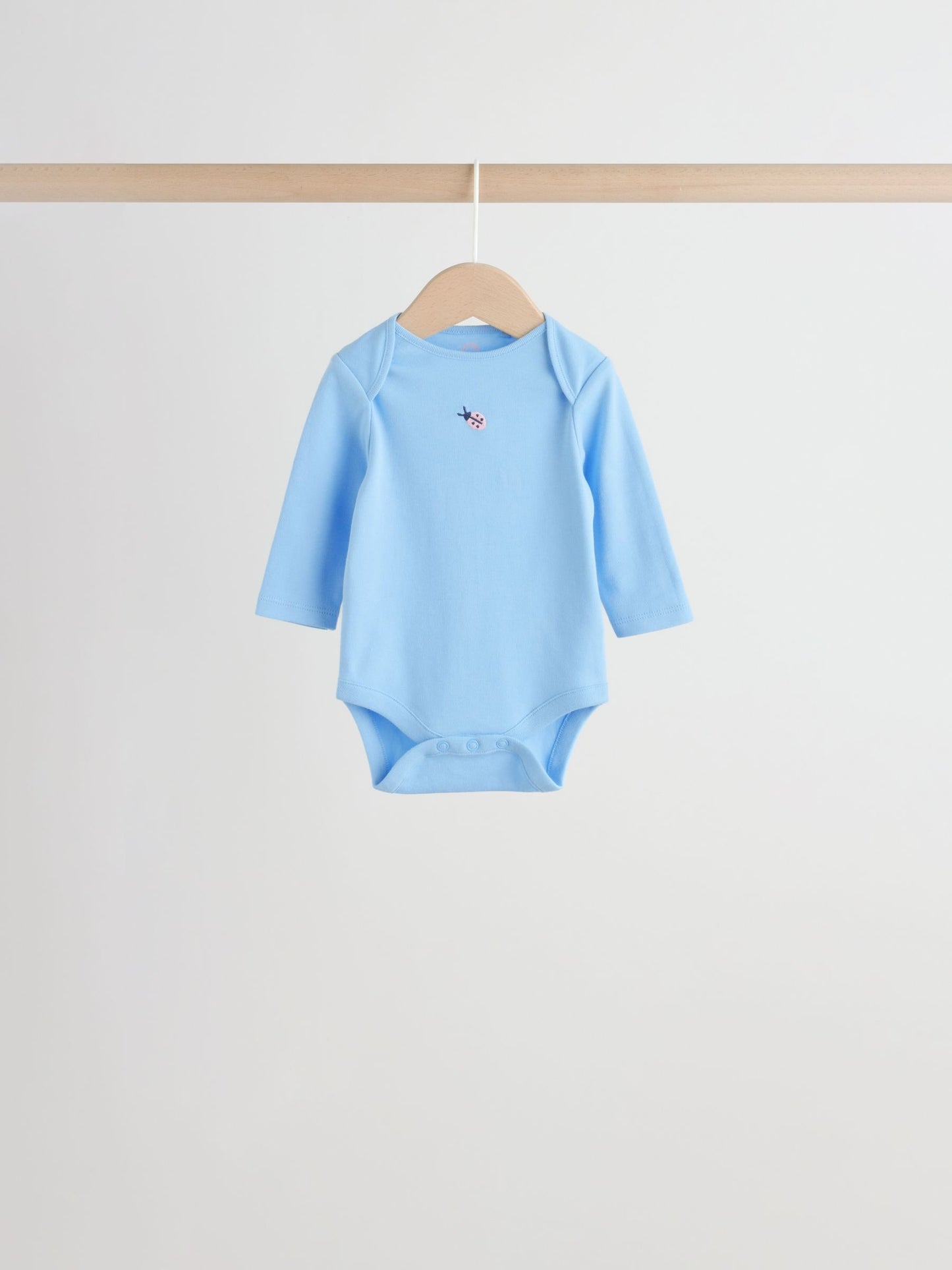 Pink Long Sleeve Baby Bodysuits 4 Pack image 4