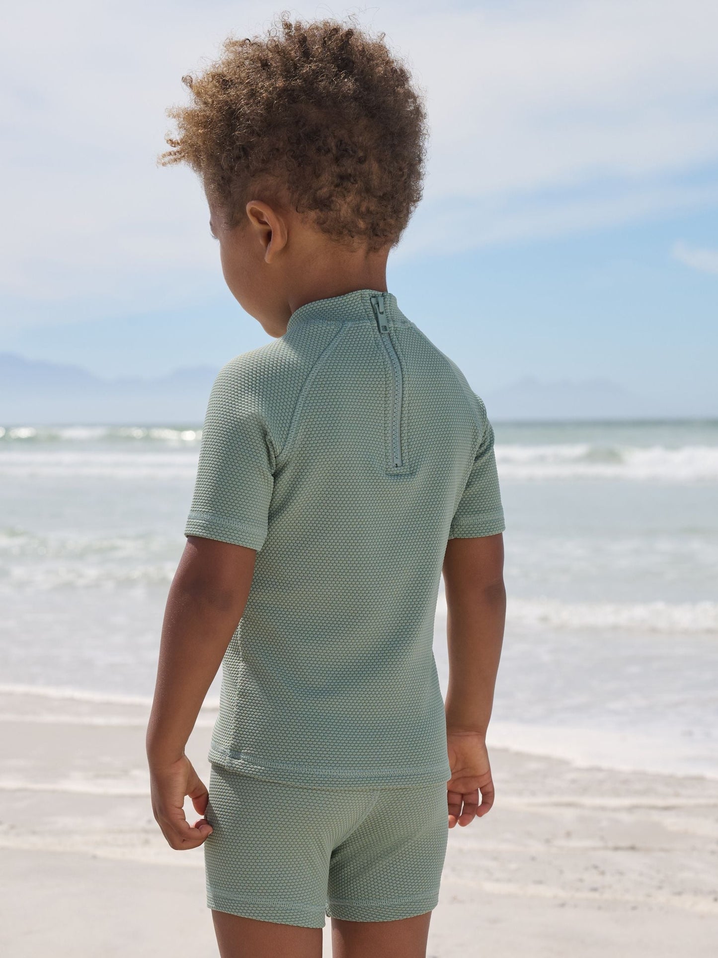 Green Textured Swim Set (3mths-7yrs) image 3