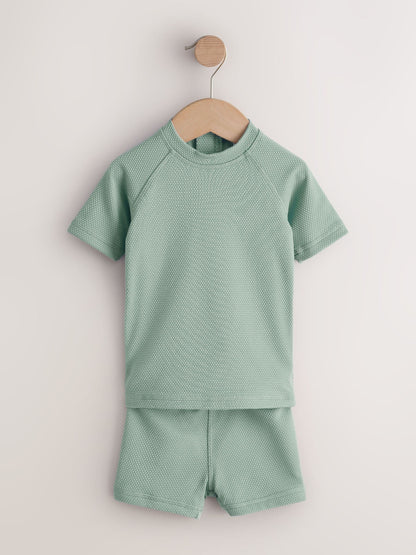 Green Textured Swim Set (3mths-7yrs) image 4
