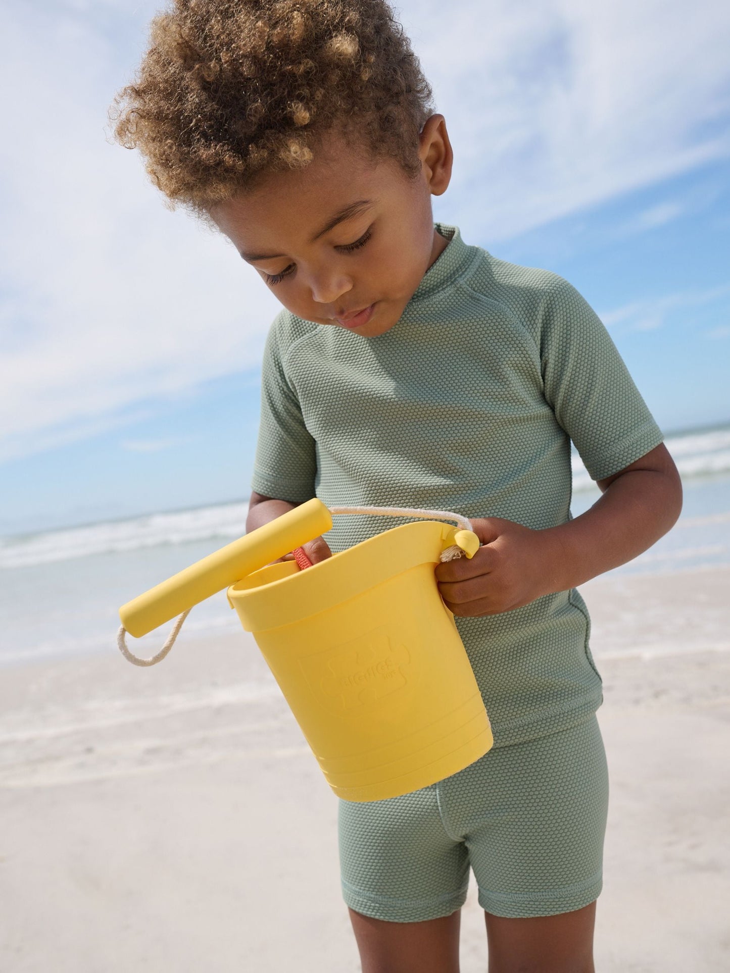 Green Textured Swim Set (3mths-7yrs) image 1