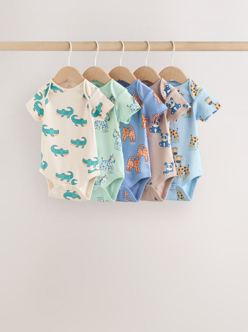 Dsiney Kidz - Multi Short Sleeve Baby Bodysuits 5 Pack image 1
