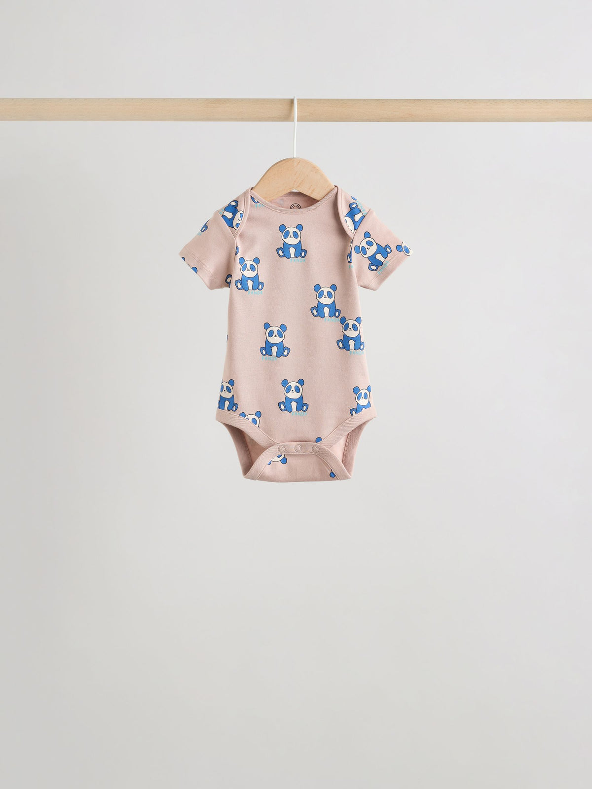 Multi Short Sleeve Baby Bodysuits 5 Pack image 5