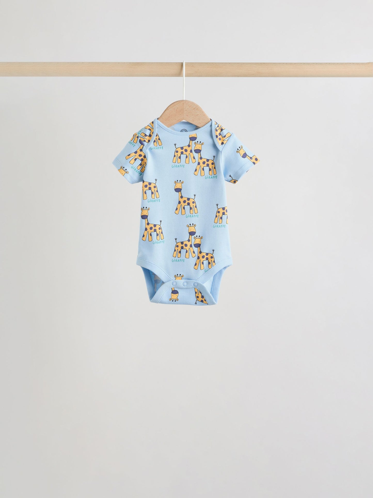 Multi Short Sleeve Baby Bodysuits 5 Pack image 6