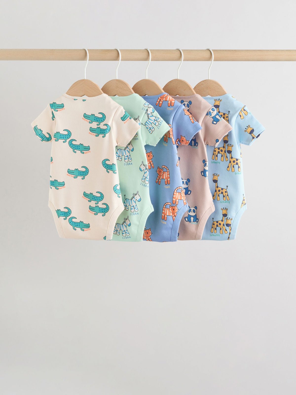 Dsiney Kidz - Multi Short Sleeve Baby Bodysuits 5 Pack image 7