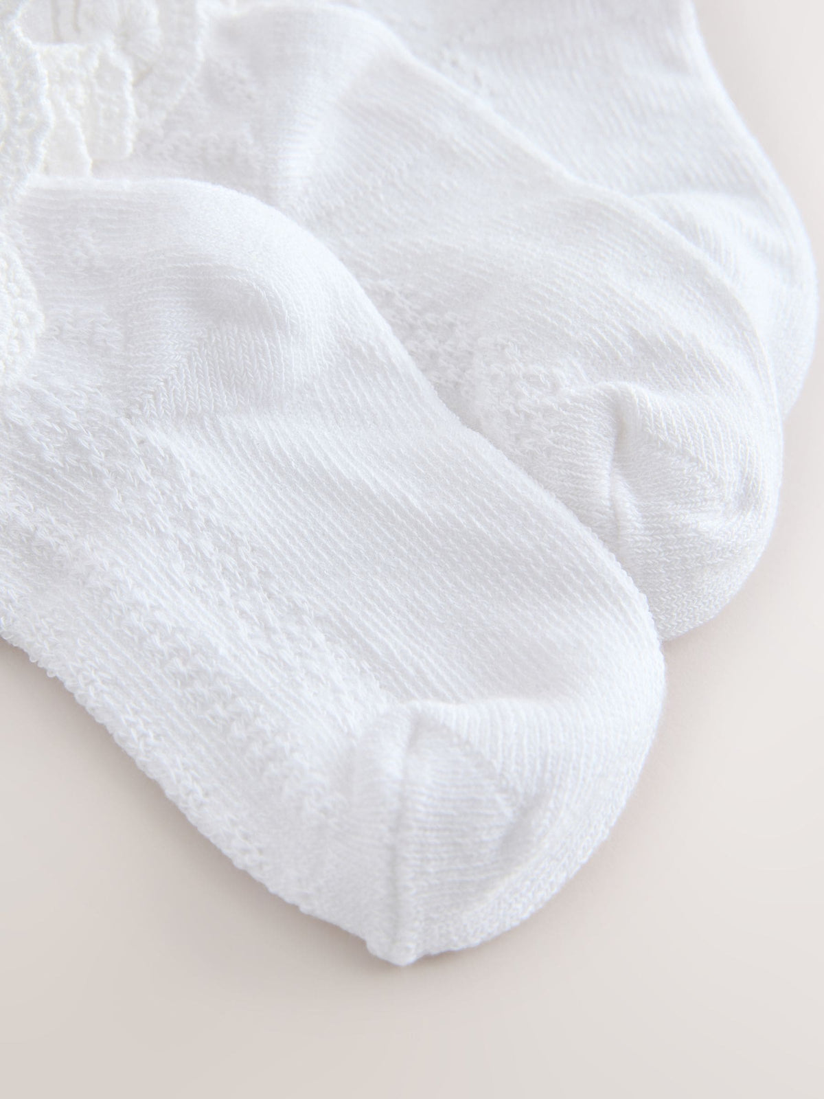 Dsiney Kidz - White Lace Baby Socks 3 Pack image 3
