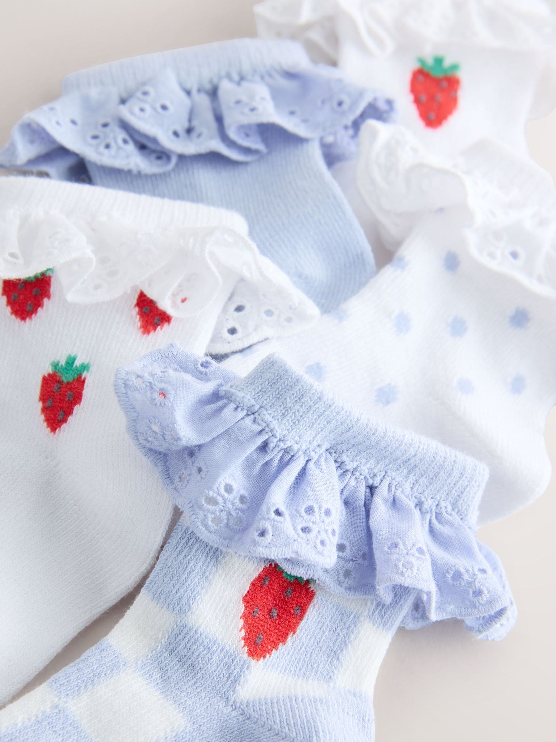 Blue Baby Socks 5 Pack (0mths-2yrs) image 2