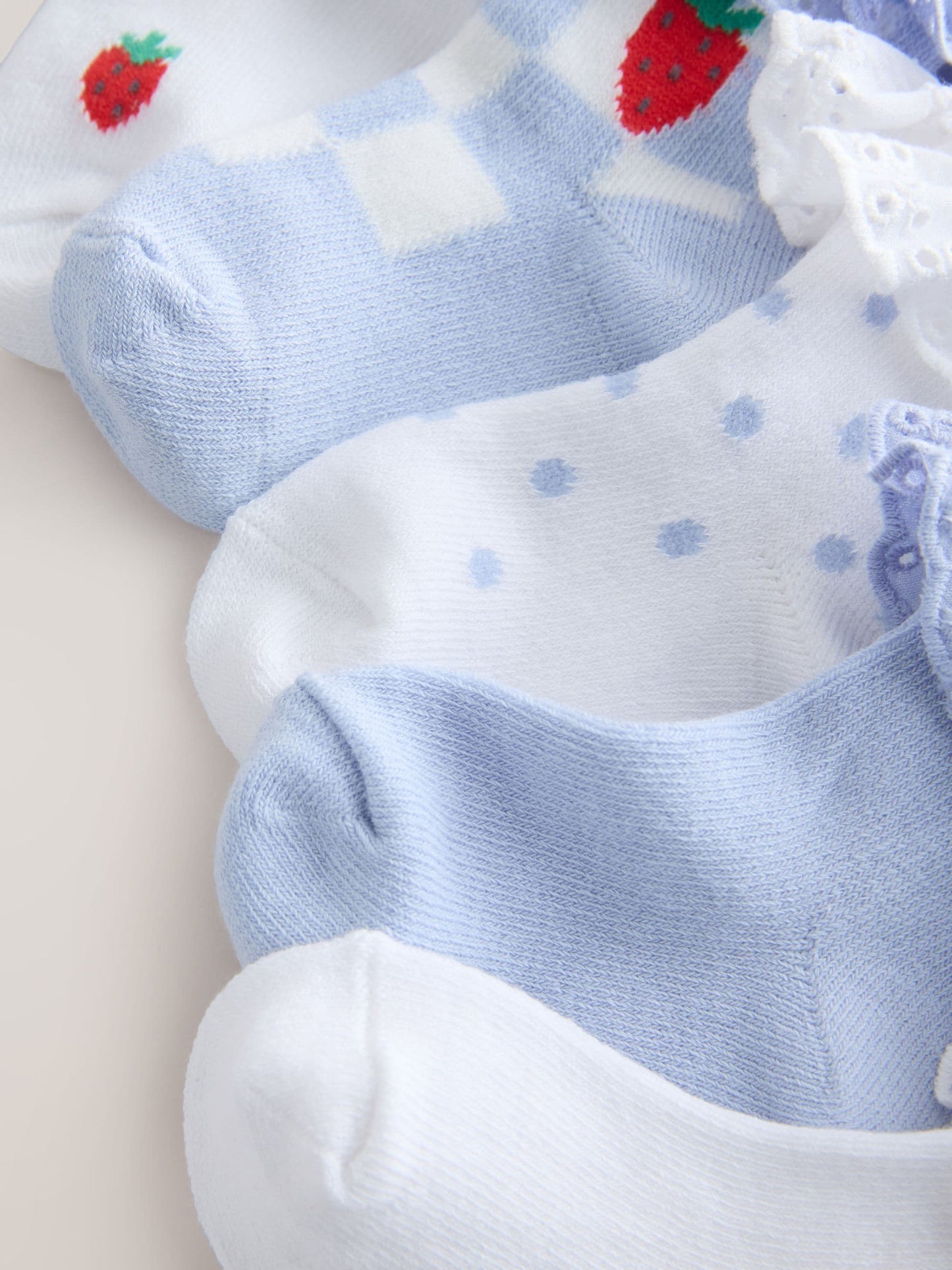 Blue Baby Socks 5 Pack (0mths-2yrs) image 3