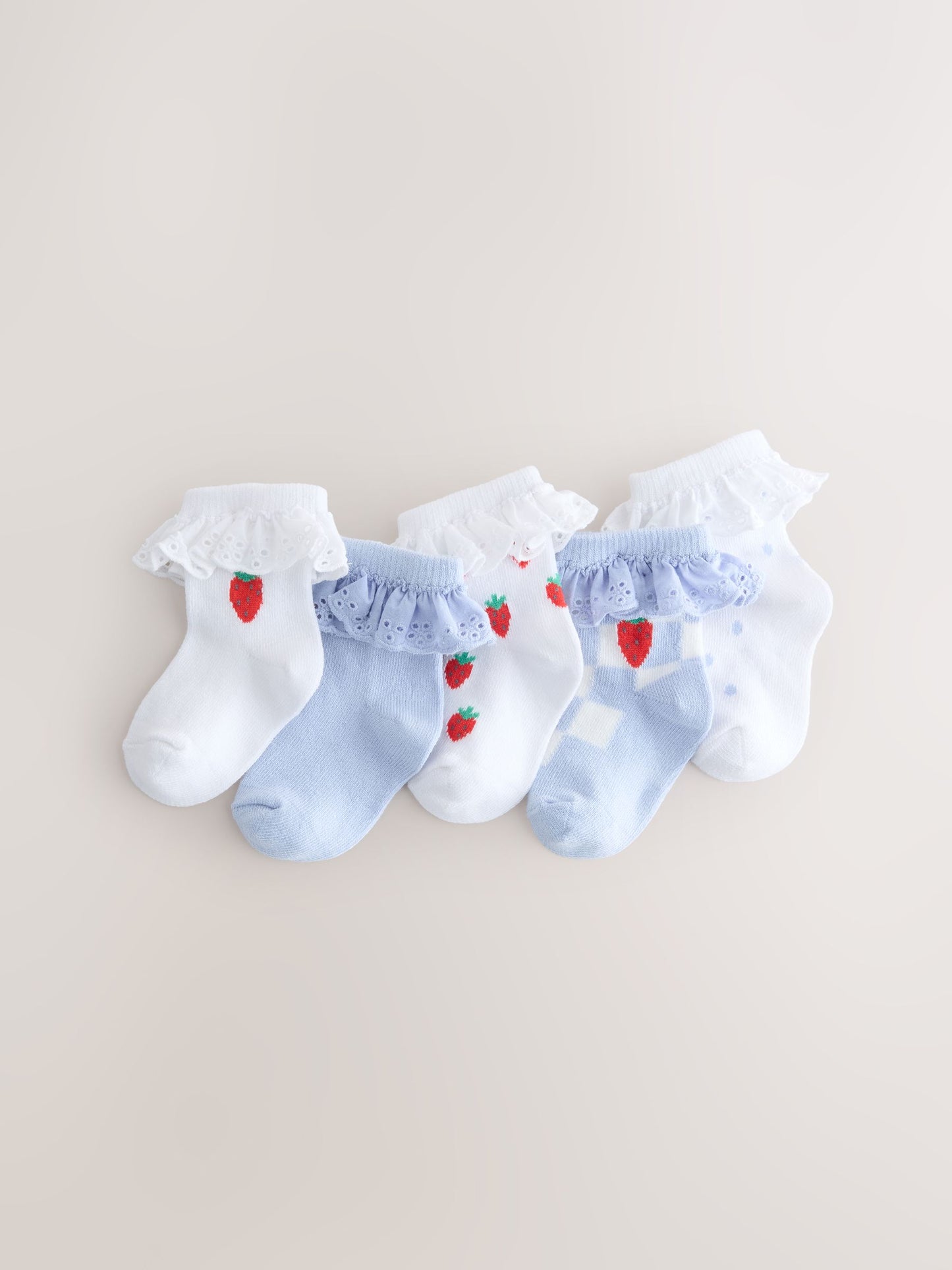 Blue Baby Socks 5 Pack (0mths-2yrs) image 1