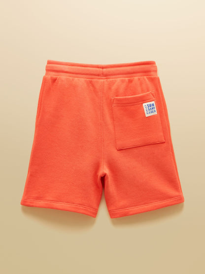 Dsiney Kidz - Joules Kids' Pink & Orange Loopback Sweat Shorts 2 Pack image 4