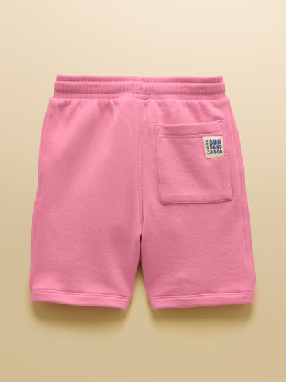 Dsiney Kidz - Joules Kids' Pink & Orange Loopback Sweat Shorts 2 Pack image 5